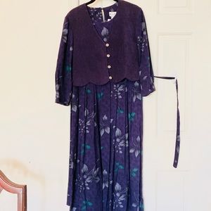 purple Miss Dorby Petites dress